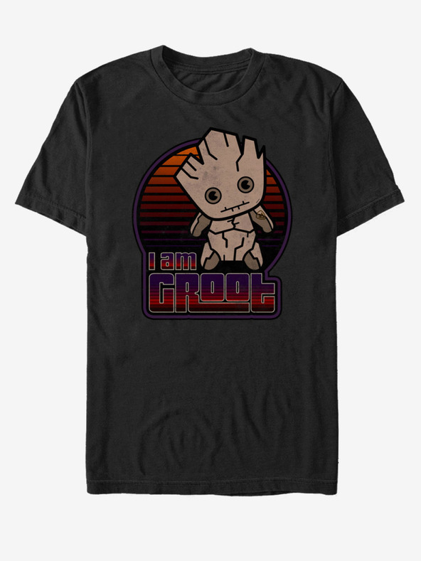 ZOOT.Fan Černé unisex tričko I Am Groot Strážci Galaxie Marvel