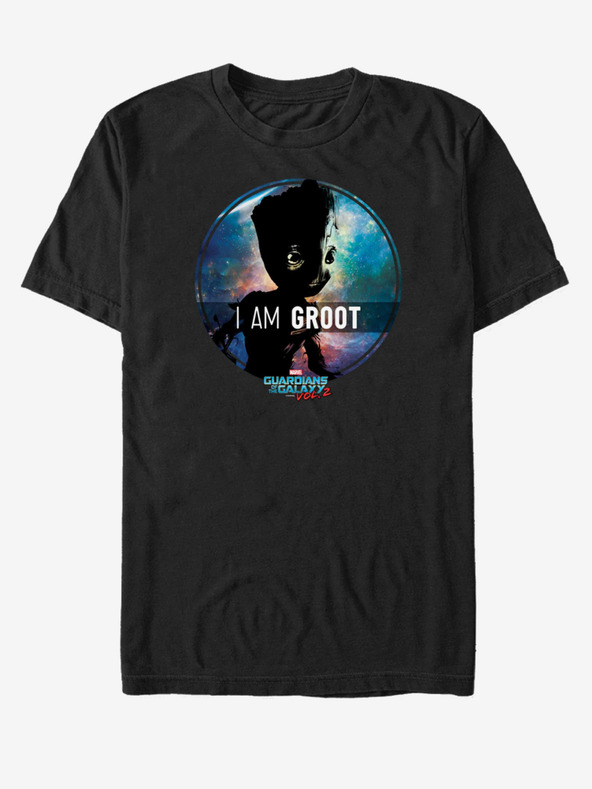 ZOOT.Fan Černé unisex tričko I Am Groot Strážci Galaxie vol. 2 Marvel