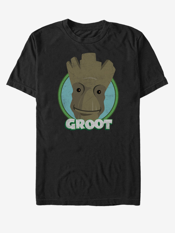 ZOOT.Fan Černé unisex tričko Groot Strážci Galaxie ZOOT.FAN Marvel