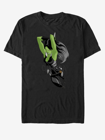ZOOT.Fan Černé unisex tričko Gamora Strážci Galaxie ZOOT.FAN Marvel