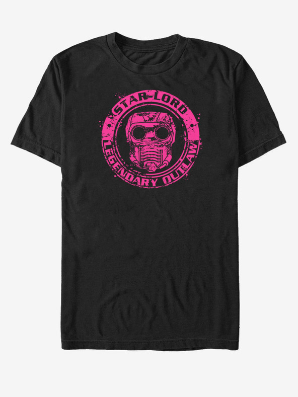 ZOOT.Fan Černé unisex tričko Star-Lord Strážci Galaxie ZOOT.FAN Marvel