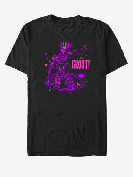 ZOOT.Fan Černé unisex tričko Marvel Star Lord Red