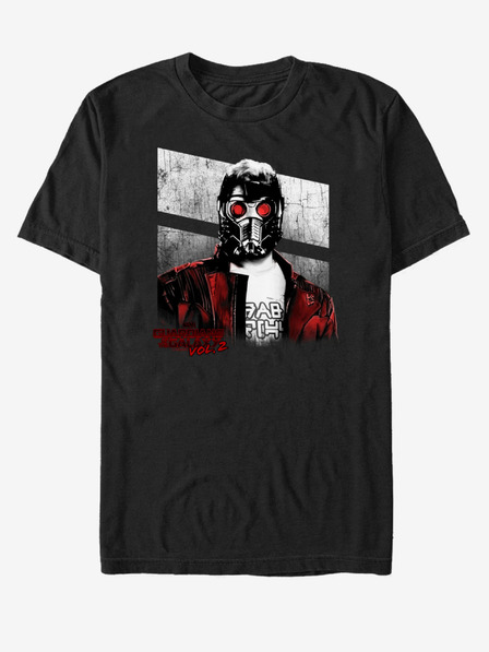 ZOOT.Fan Černé unisex tričko ZOOT.FAN Star-Lord Strážci Galaxie vol.2  Marvel