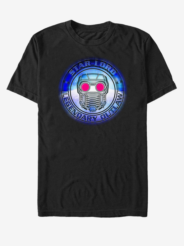 ZOOT.Fan Černé unisex tričko Star-Lord Strážci Galaxie ZOOT.FAN Marvel
