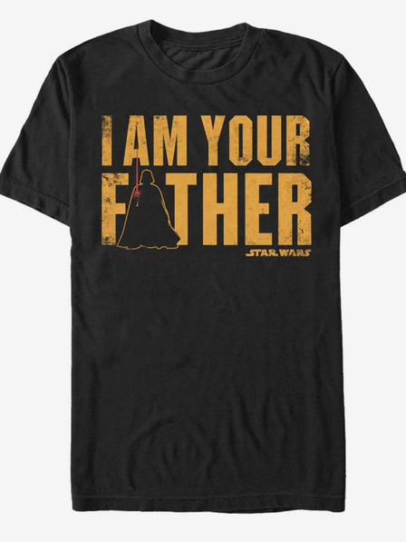 ZOOT.Fan Černé unisex tričko ZOOT.Fan Star Wars Fathers Day