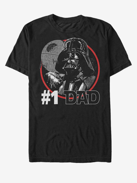 ZOOT.Fan Černé unisex tričko ZOOT.Fan Star Wars Best Dad