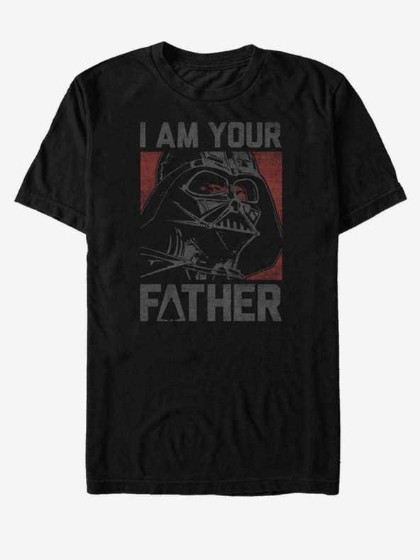 ZOOT.Fan Černé unisex tričko ZOOT.Fan Star Wars Father Figure