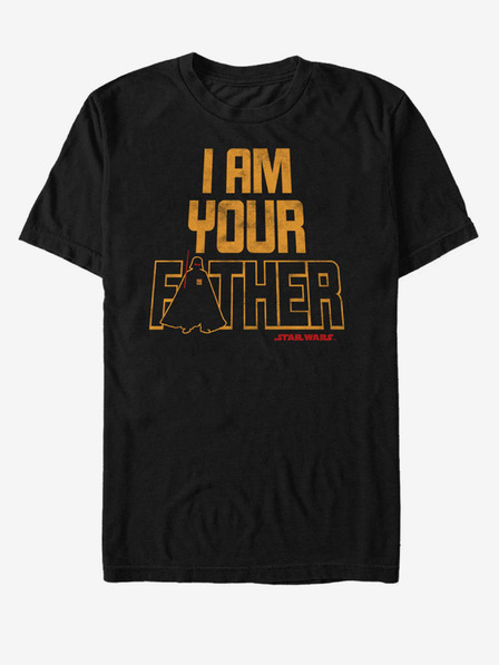 ZOOT.Fan Černé unisex tričko ZOOT.Fan Star Wars Father Time