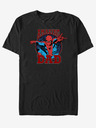 ZOOT.Fan Černé unisex tričko ZOOT.Fan Marvel Amazing Dad