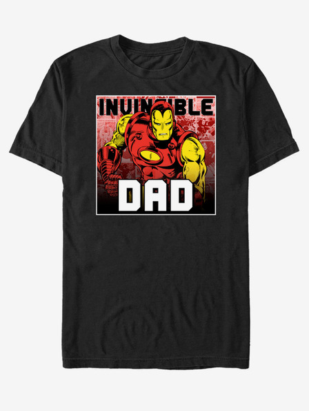 ZOOT.Fan Černé unisex tričko ZOOT.Fan Marvel Invincible Dad