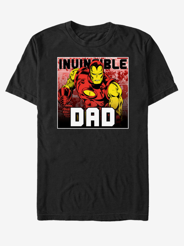 ZOOT.Fan Černé unisex tričko ZOOT.Fan Marvel Invincible Dad