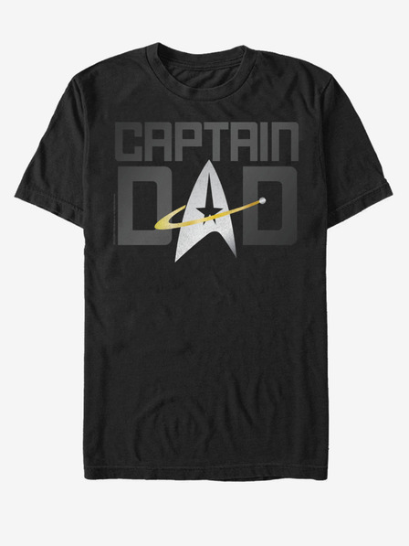 ZOOT.Fan Černé unisex tričko ZOOT.Fan Paramount Captain Dad