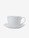 Maxwell & Williams Bílý šálek a podšálek z kostního porcelánu Cashmere 230 ml Maxwell & Williams