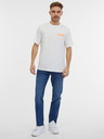 Scotch & Soda Bílé pánské tričko Scotch & Soda
