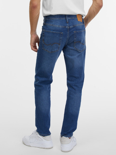 Jack & Jones Modré pánské slim fit džíny Jack & Jones Mike