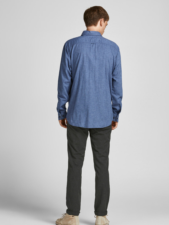 Jack & Jones Tmavě šedé kalhoty Jack & Jones Marco