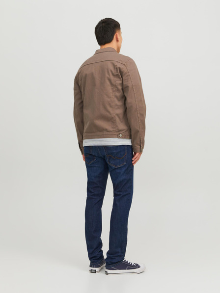 Jack & Jones Tmavě modré pánské slim fit džíny Jack & Jones Glenn