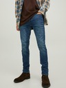 Jack & Jones Tmavě modré pánské slim fit džíny Jack & Jones Glenn