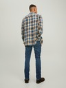 Jack & Jones Tmavě modré pánské slim fit džíny Jack & Jones Glenn