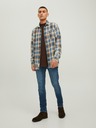 Jack & Jones Tmavě modré pánské slim fit džíny Jack & Jones Glenn