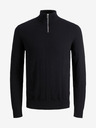 Jack & Jones Černý pánský svetr Jack & Jones Emil