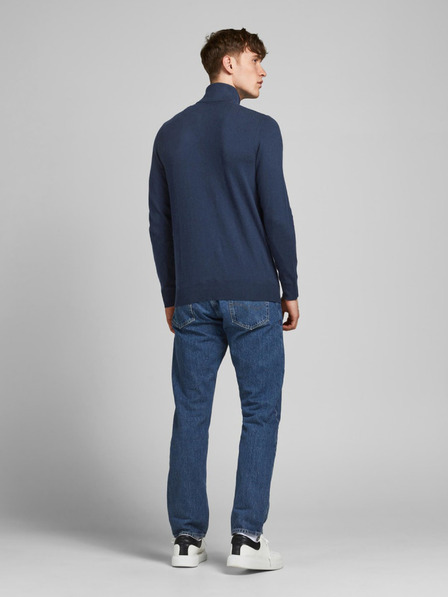 Jack & Jones Tmavě modrý pánský svetr Jack & Jones Emil