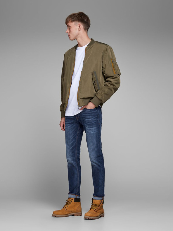 Jack & Jones Tmavě modré slim fit džíny Jack & Jones Tim