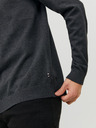 Jack & Jones Tmavě šedý pánský svetr Jack & Jones Basic