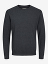 Jack & Jones Tmavě šedý pánský svetr Jack & Jones Basic
