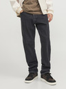 Jack & Jones Černé pánské straight fit džíny Jack & Jones Chris