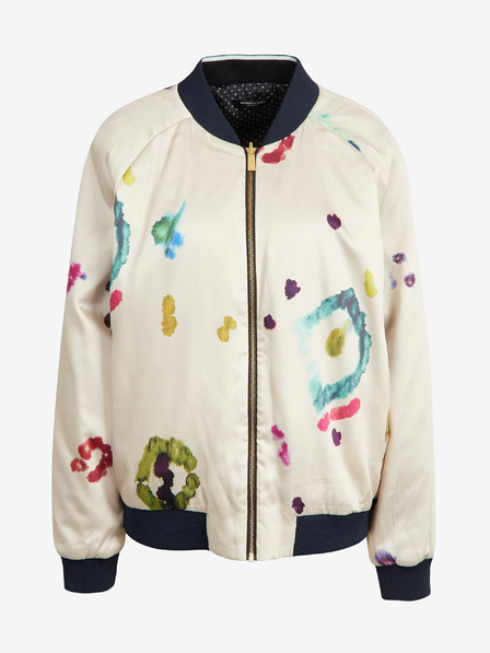 Scotch & Soda Krémový dámský oboustranný bomber Scotch & Soda