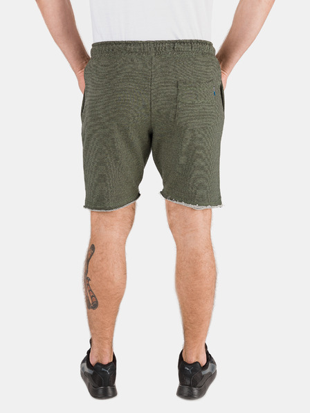 Sam 73 Khaki pánské teplákové kraťasy SAM 73