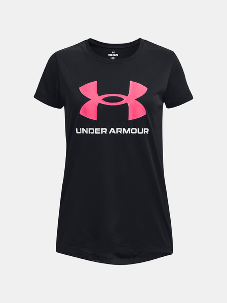 Under Armour Dívčí tričko Under Armour Tech Solid Print Fill BL SSC