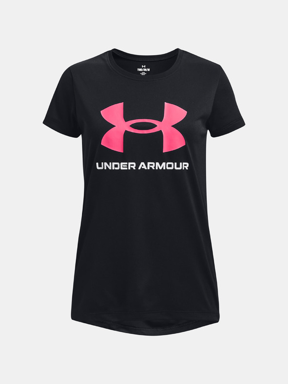 Under Armour Dívčí tričko Under Armour Tech Solid Print Fill BL SSC