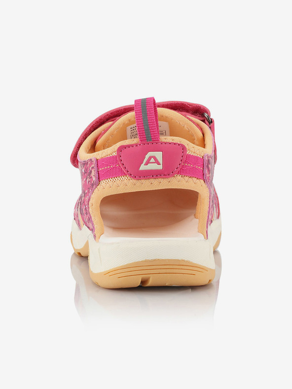 ALPINE PRO Růžové holčičí outdoorové sandály ALPINE PRO Grobo