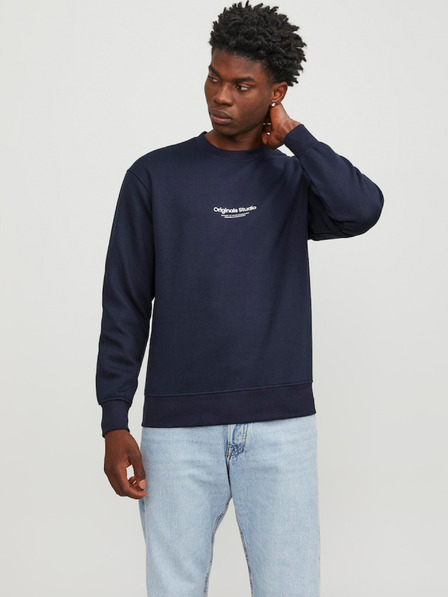Jack & Jones Tmavě modrá pánská mikina Jack & Jones Vesterbro