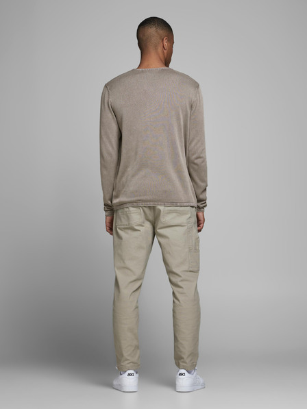 Jack & Jones Světle hnědý pánský svetr Jack & Jones Leo