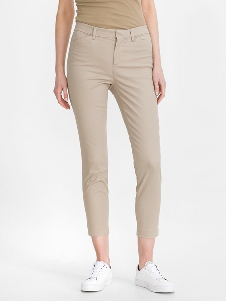 GAP Kalhoty skinny ankle khaki GAP