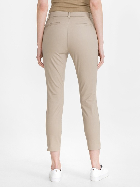 GAP Kalhoty skinny ankle khaki GAP