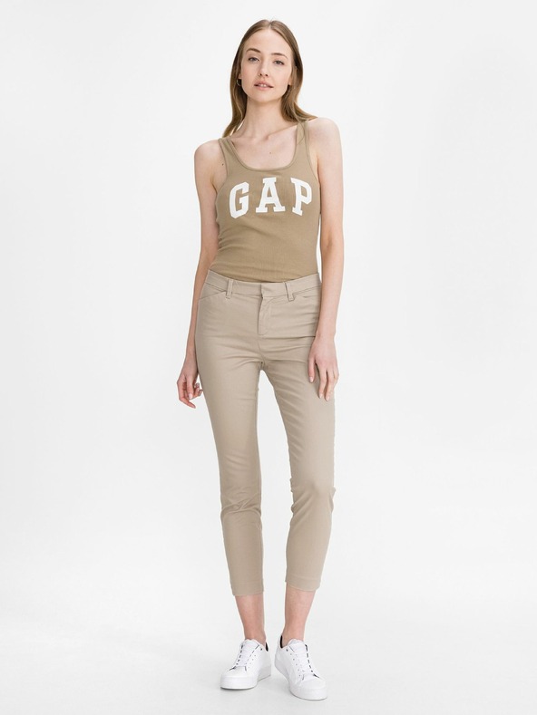 GAP Kalhoty skinny ankle khaki GAP