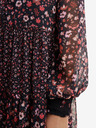 Desigual Vínové dámské květované šaty Desigual Duque