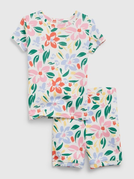 GAP Dětské krátké pyžamo floral GAP