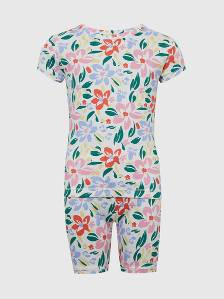 GAP Dětské krátké pyžamo floral GAP