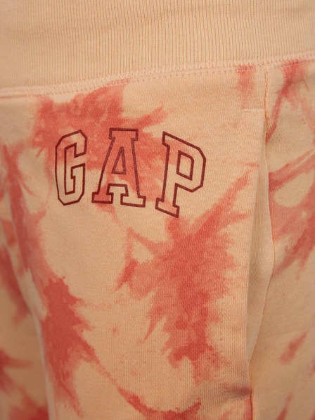 GAP Dětské batikované tepláky logo GAP