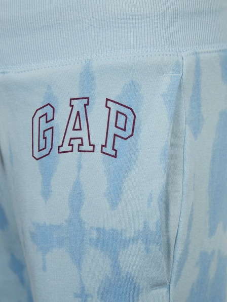 GAP Dětské batikované tepláky logo GAP