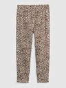 GAP Dětské organic capri legíny leopard GAP