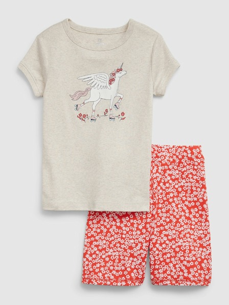 GAP Dětské krátké pyžamo organic GAP