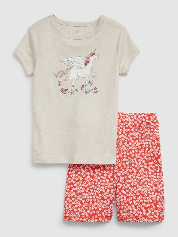 GAP Dětské krátké pyžamo organic GAP