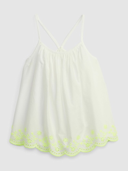 GAP Baby plátěný top s madeirou GAP