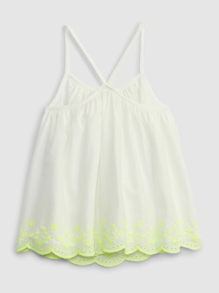 GAP Baby plátěný top s madeirou GAP